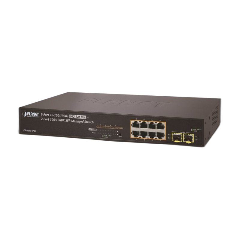 PLANET GS-4210-8P2S