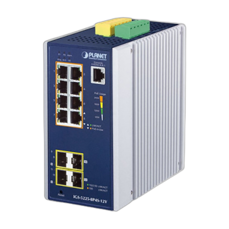PLANET IGS-5225-8P4S-12V